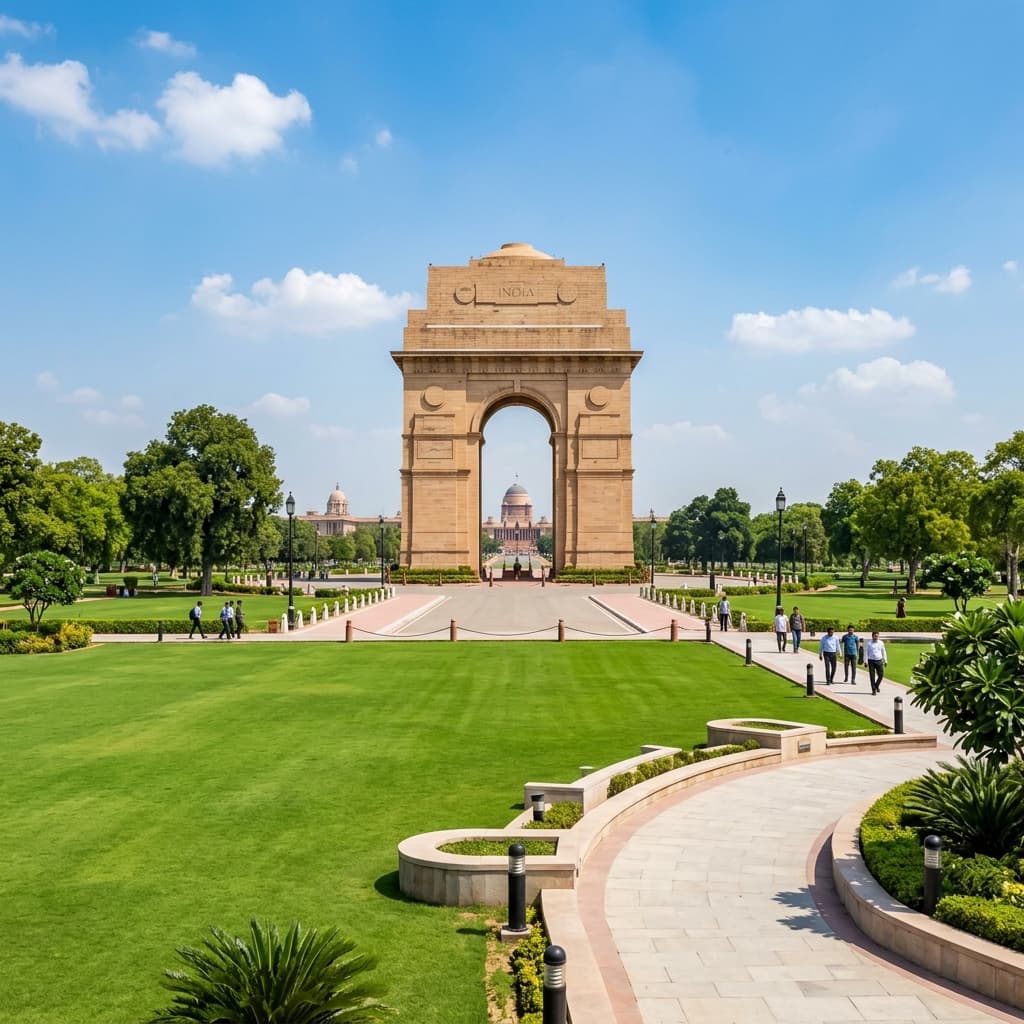 Delhi cityscape